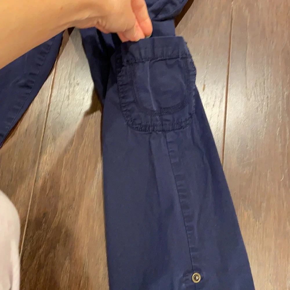 Women's Navy Maternity Pants (SO COMFORTABLE!!) - Picture 3 of 12